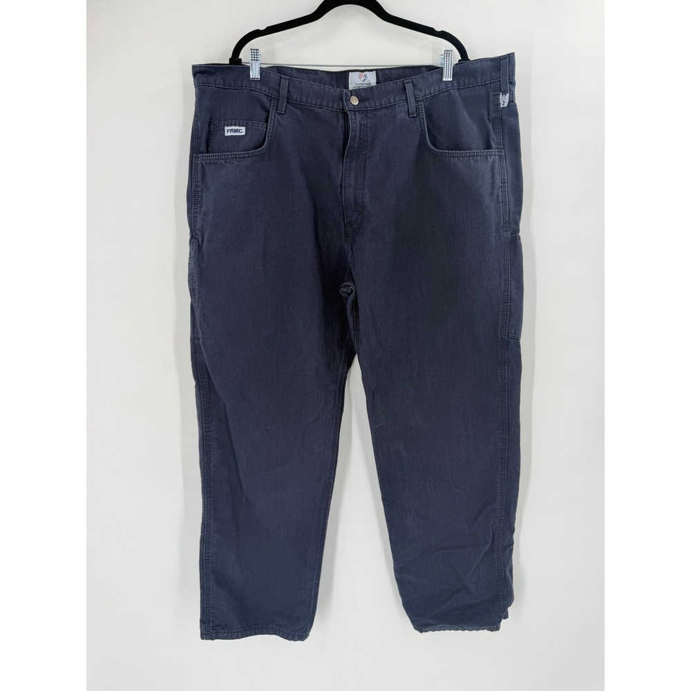 Tyndale FRMC Carpenter Pants Mens 44x30 Navy Blue Flame Resistant Workwear FR
